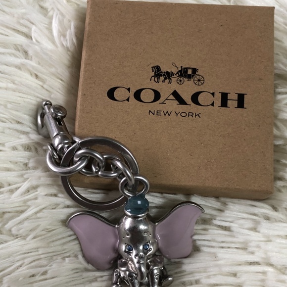 Coach Disney Dumbo Keyfob Keychain Bag Charm - Picture 5 of 5